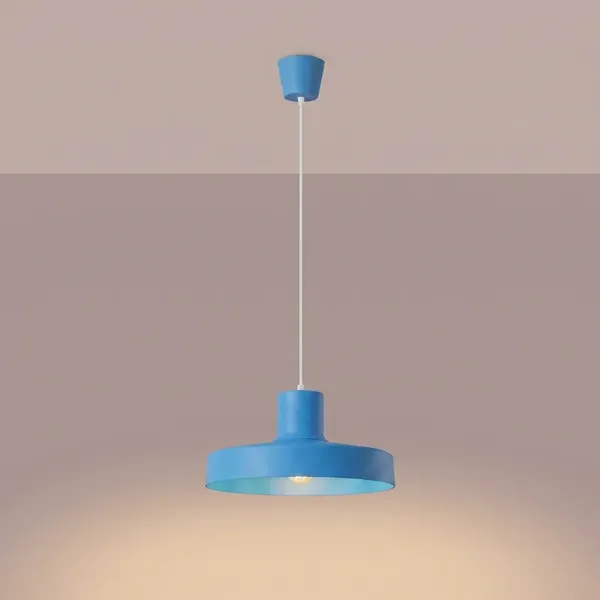 Lampa wisząca BILO błękitna
