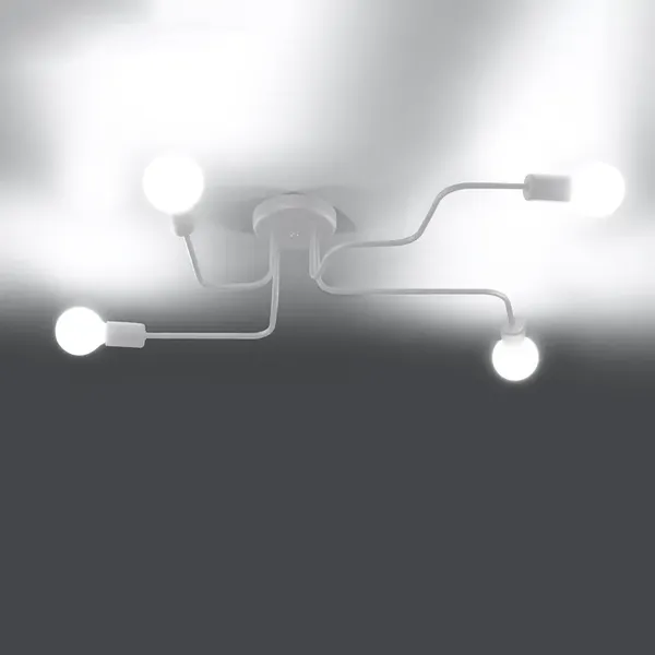 Żyrandol VECTOR 4 biały