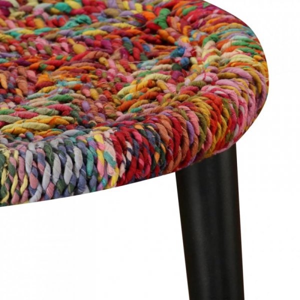 Zestaw 2 stolików kawowych z detalami w stylu chindi, wielokolorowy