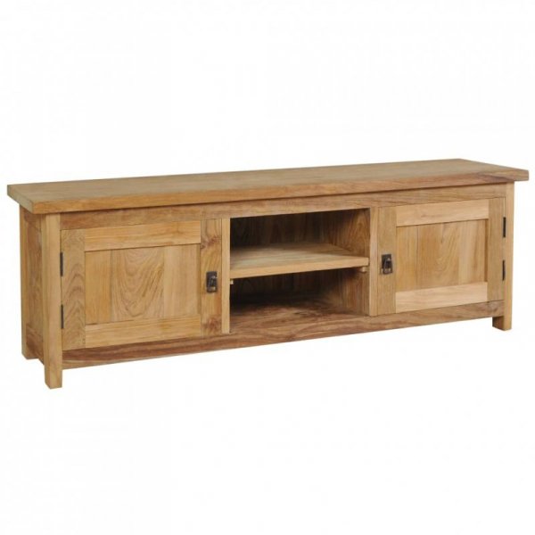 Szafka pod telewizor, lite drewno tekowe, 120 x 30 x 40 cm