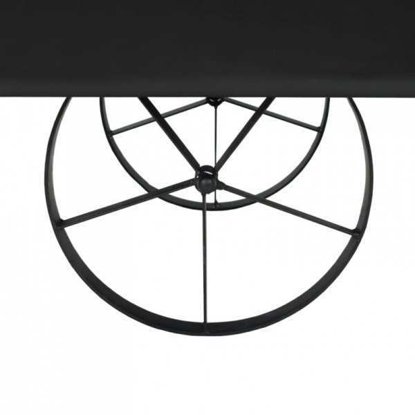 Stolik kawowy, MDF i drewno jodłowe, 110 x 55 x 43 cm