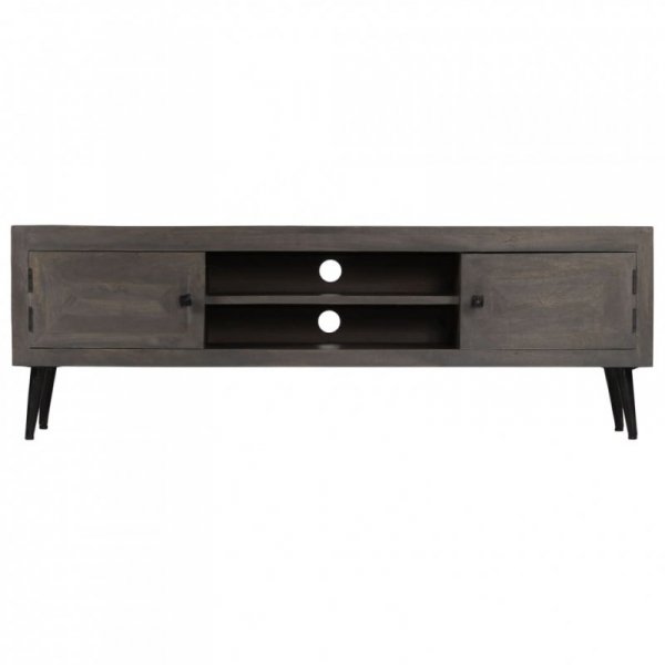 Szafka pod telewizor, lite drewno mango, 140 x 30 x 45 cm