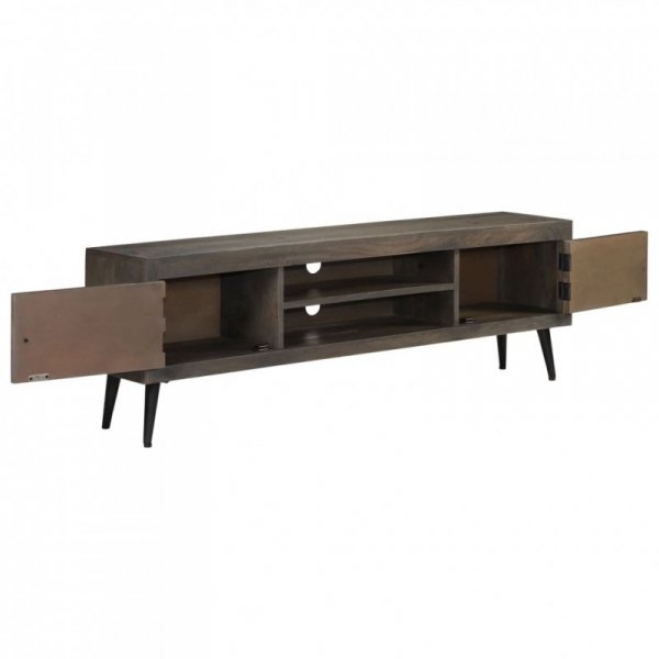 Szafka pod telewizor, lite drewno mango, 140 x 30 x 45 cm
