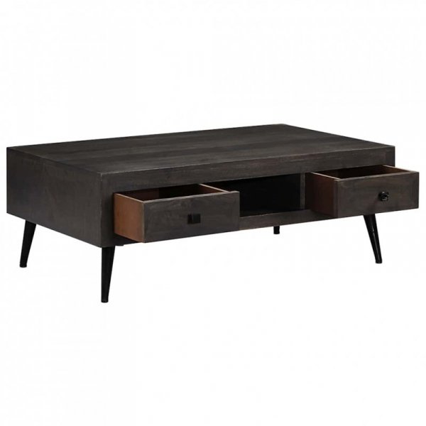 Stolik kawowy lite drewno mango 100x60x35 cm