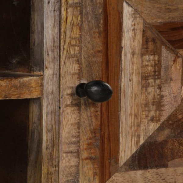Szafka pod TV, 118x30x40 cm, lite drewno mango