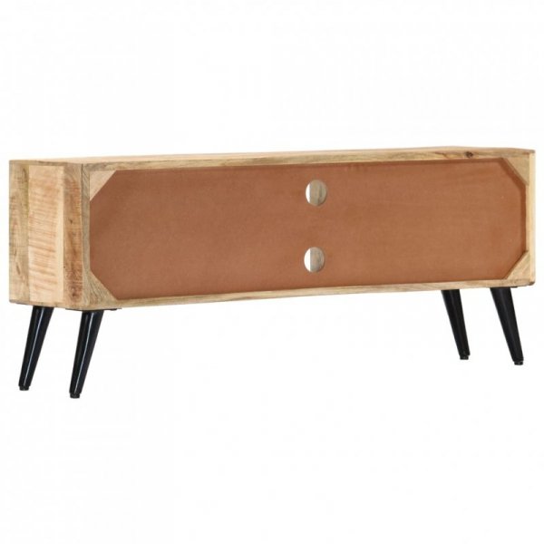 Szafka pod TV, 115 x 30 x 47 cm, lite drewno mango
