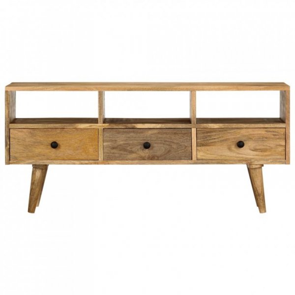 Szafka pod TV, 110 x 36 x 50 cm, lite drewno mango