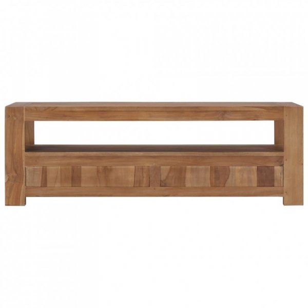 Szafka pod TV, 120 x 30 x 40 cm, lite drewno tekowe