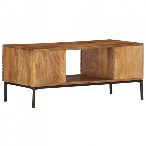 Stolik kawowy, 90 x 45 x 40 cm, lite drewno mango