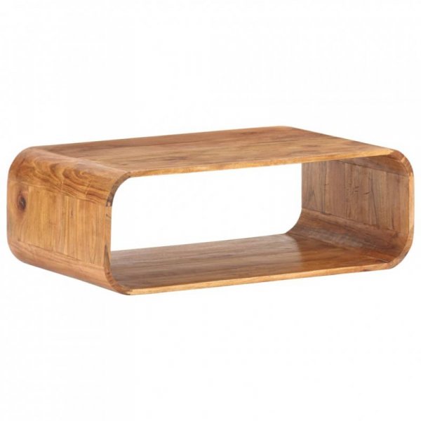 Stolik kawowy, 90 x 50 x 30 cm, lite drewno akacjowe