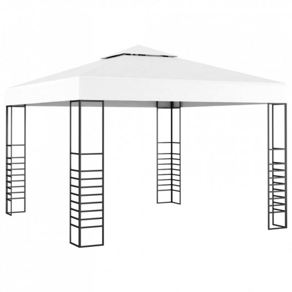Altana ze sznurem lampek LED, 3x3 m, biała