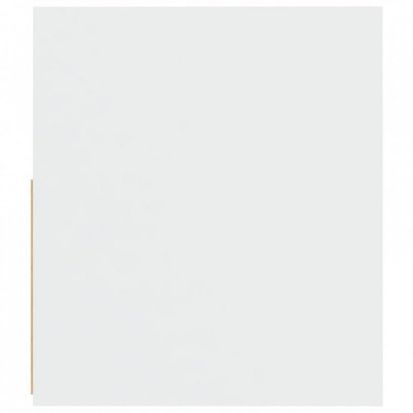 Szafki nocne z LED, 2 szt., białe, 60x35x40 cm