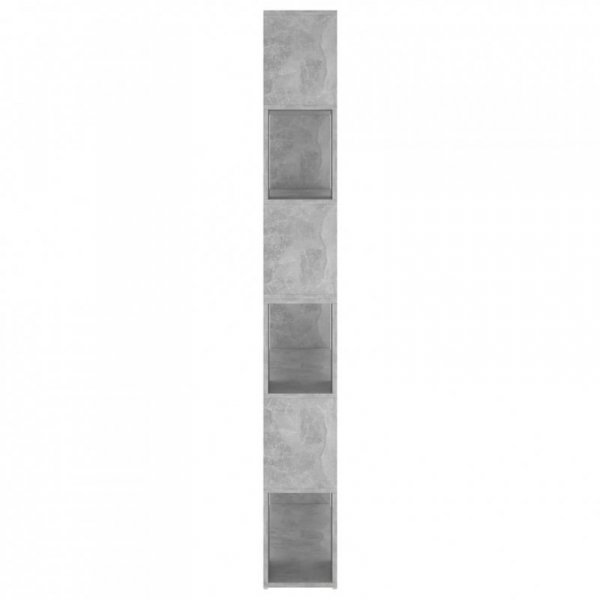 Regał na książki/przegroda, szarość betonu, 100x24x188 cm