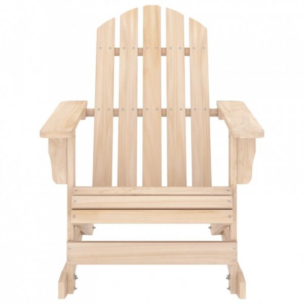 Ogrodowy fotel bujany Adirondack, lite drewno jodłowe