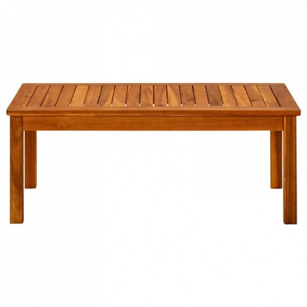 Ogrodowy stolik kawowy, 90x50x36 cm, lite drewno akacjowe