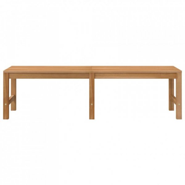 Ławka ogrodowa, 150 cm, lite drewno tekowe