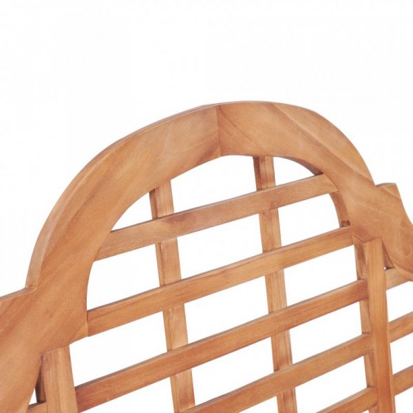 Ławka ogrodowa, 127x58,5x92,5 cm, lite drewno tekowe