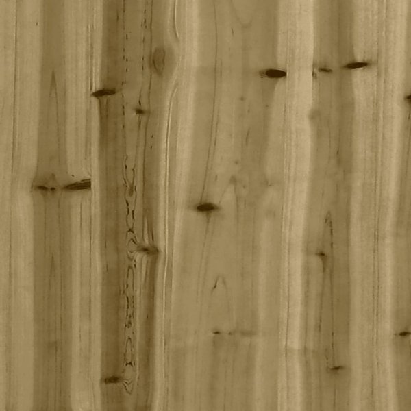 Ławka ogrodowa z gabionem, 347x71x65,5 cm, impregnowana sosna