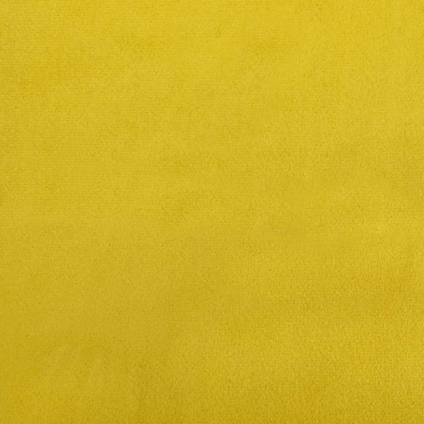 2-osobowa sofa z poduszkami, żółta, 120 cm, aksamit
