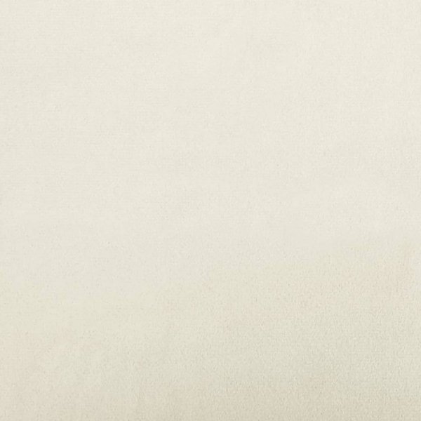 3-osobowa sofa z poduszkami, kremowa, 180 cm, aksamit