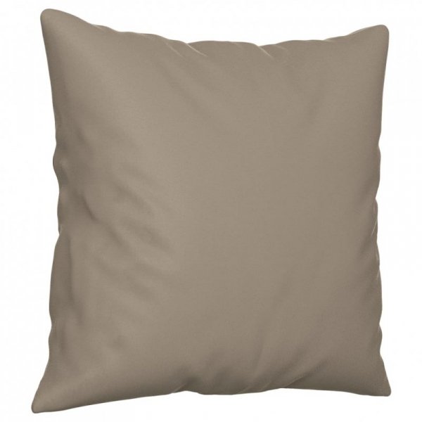 3-osobowa sofa z poduszkami, kolor taupe, 180 cm, mikrofibra