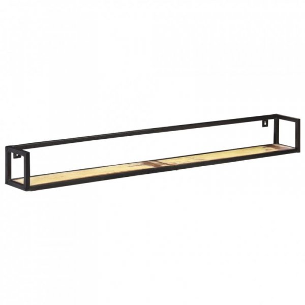 Półki ścienne, 2 szt., 160 cm, lite drewno z odzysku
