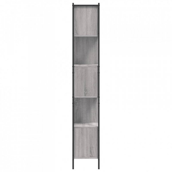 Regał, szary dąb sonoma, 72x28x172 cm, materiał drewnopochodny