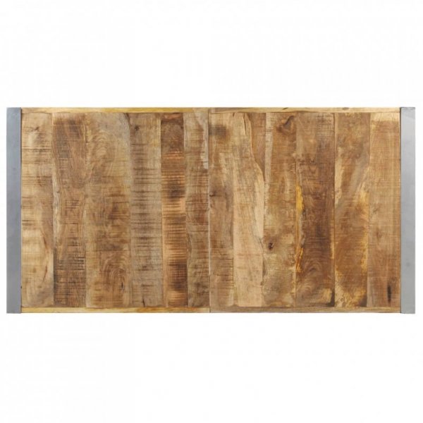 Stolik kawowy, 140 x 70 x 40 cm, surowe drewno mango