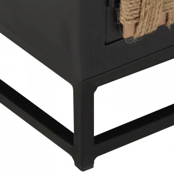 Szafka pod TV, 120x30x40 cm, lite drewno mango