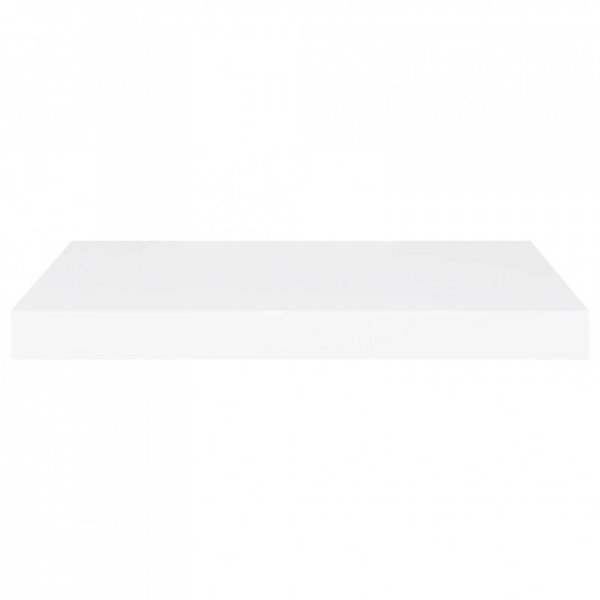 Półki ścienne, 2 szt., białe, 60x23,5x3,8 cm, MDF