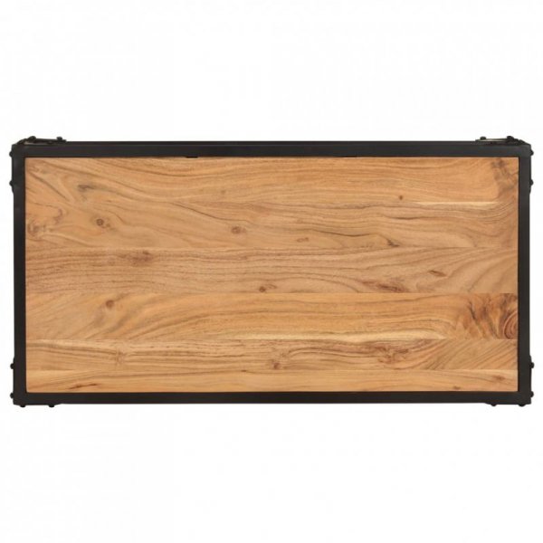 Stolik kawowy z litego drewna akacjowego, 90x45x35 cm