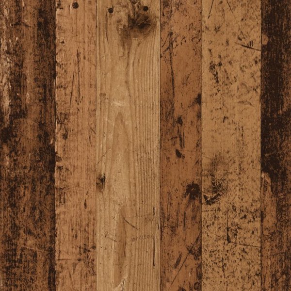 4-poziomowy regał narożny, stare drewno, 85x85x140 cm