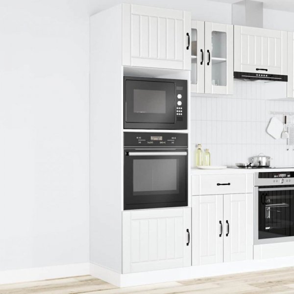 Szafki do piekarnika, 2 szt., Kalmar, białe