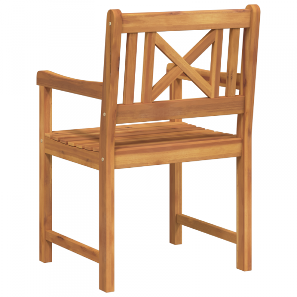 Krzesła  8 sztuk 56x55.5x90 cm z litego drewna akacjowego, Krzesła  2 sztuki 56x56x90 cm z litego drewna akacjowego