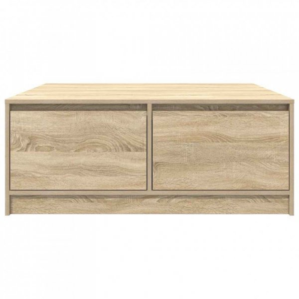 Stolik kawowy z szufladami Sonoma Oak 100x100x40 cm