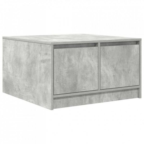 Stolik kawowy z szufladami Betonowy Szary 70,5x70x40 cm