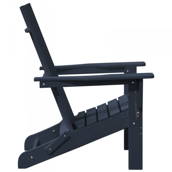 Krzesła składane  Adirondack 2 szt. Granatowe 74.5x80.5x90 cm HDPE, Składane krzesło  Adirondack Granatowe 74.5x80.5x90 cm HDPE