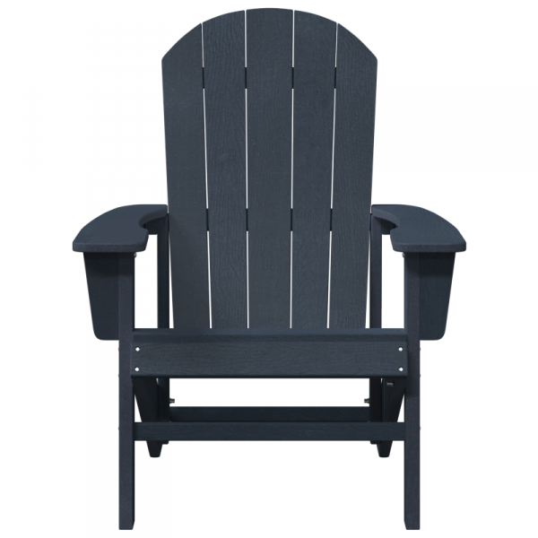 Krzesła Adirondack  2 sztuki Granatowe 74x82x90 cm HDPE, Krzesło Adirondack  Granatowe 74x82x91 cm HDPE