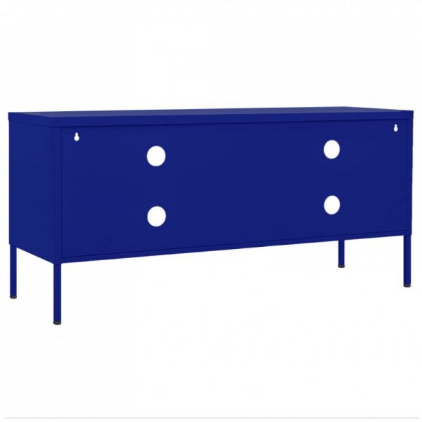 Szafka pod telewizor, granatowa, 105x35x50 cm, stalowa