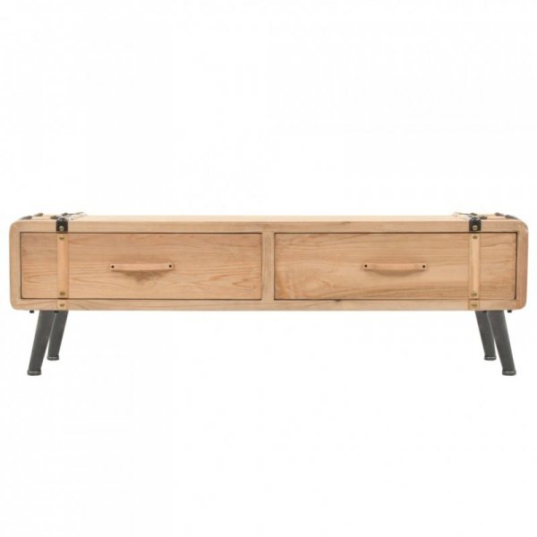 Szafka pod telewizor, 110x33x35 cm, drewno jodłowe