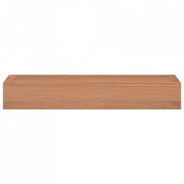 Półki ścienne, 2 szt., 40x15x6 cm, lite drewno tekowe