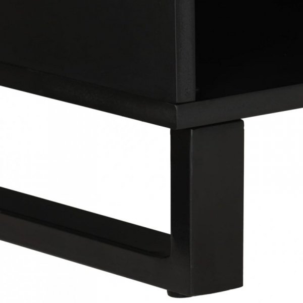 Szafka RTV, 100x33x46 cm, mango i materiał drewnopochodny