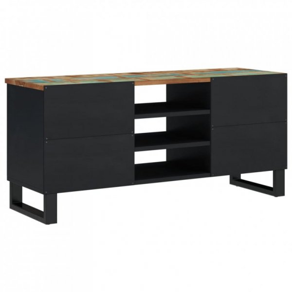 Szafka RTV, 100x33x46 cm, drewno i materiał drewnopochodny
