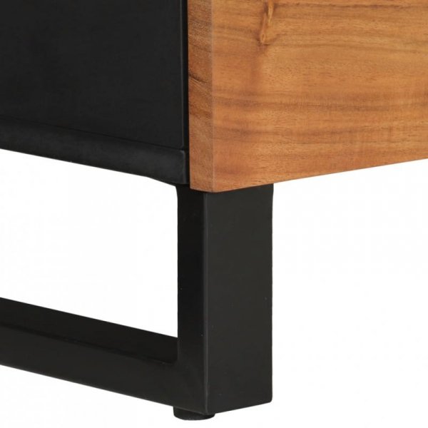 Szafka pod TV, 100x33x46 cm, akacja i materiał drewnopochodny