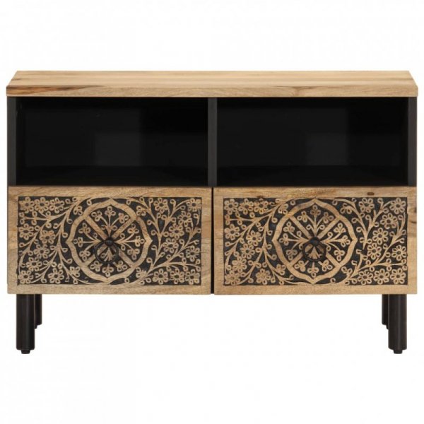 Szafka pod telewizor, 70x33x46 cm, lite drewno mango