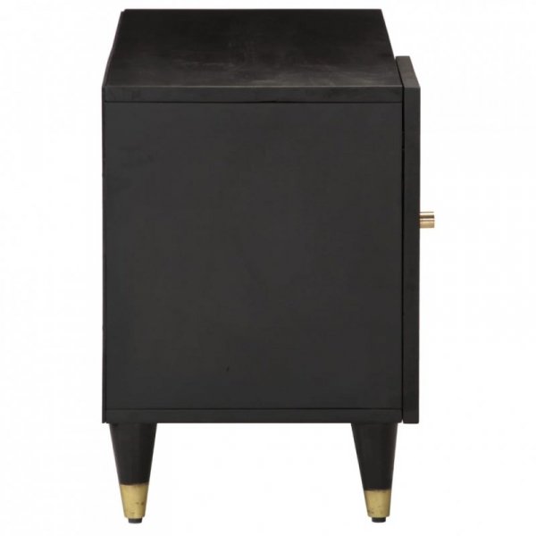 Szafka pod telewizor, 80x31,5x46 cm, lite drewno mango