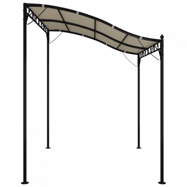 Zadaszenie, kremowe, 2x2,3 m, 180 g/m², tkanina i stal