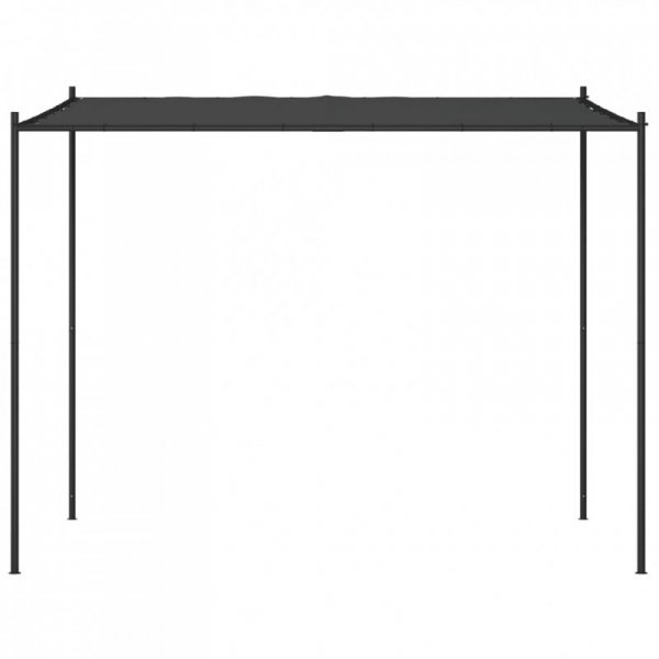 Altana, antracytowa, 3x3 m, 180 g/m², tkanina i stal