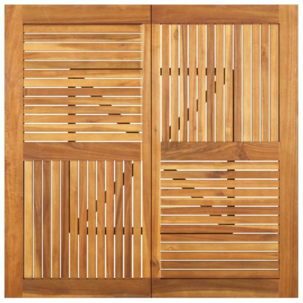 Stół ogrodowy, 110x110x75 cm, lite drewno akacjowe