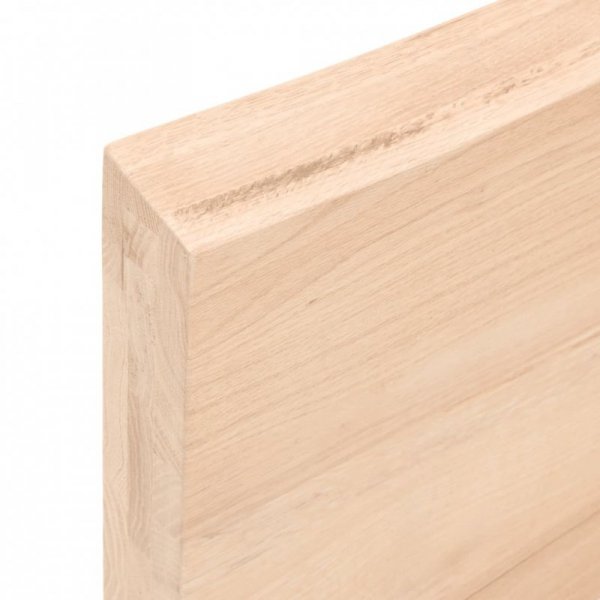 Półka, 40x50x(2-6) cm, surowe lite drewno dębowe